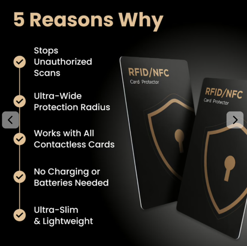 CardGuard rfid blocking cards product shot